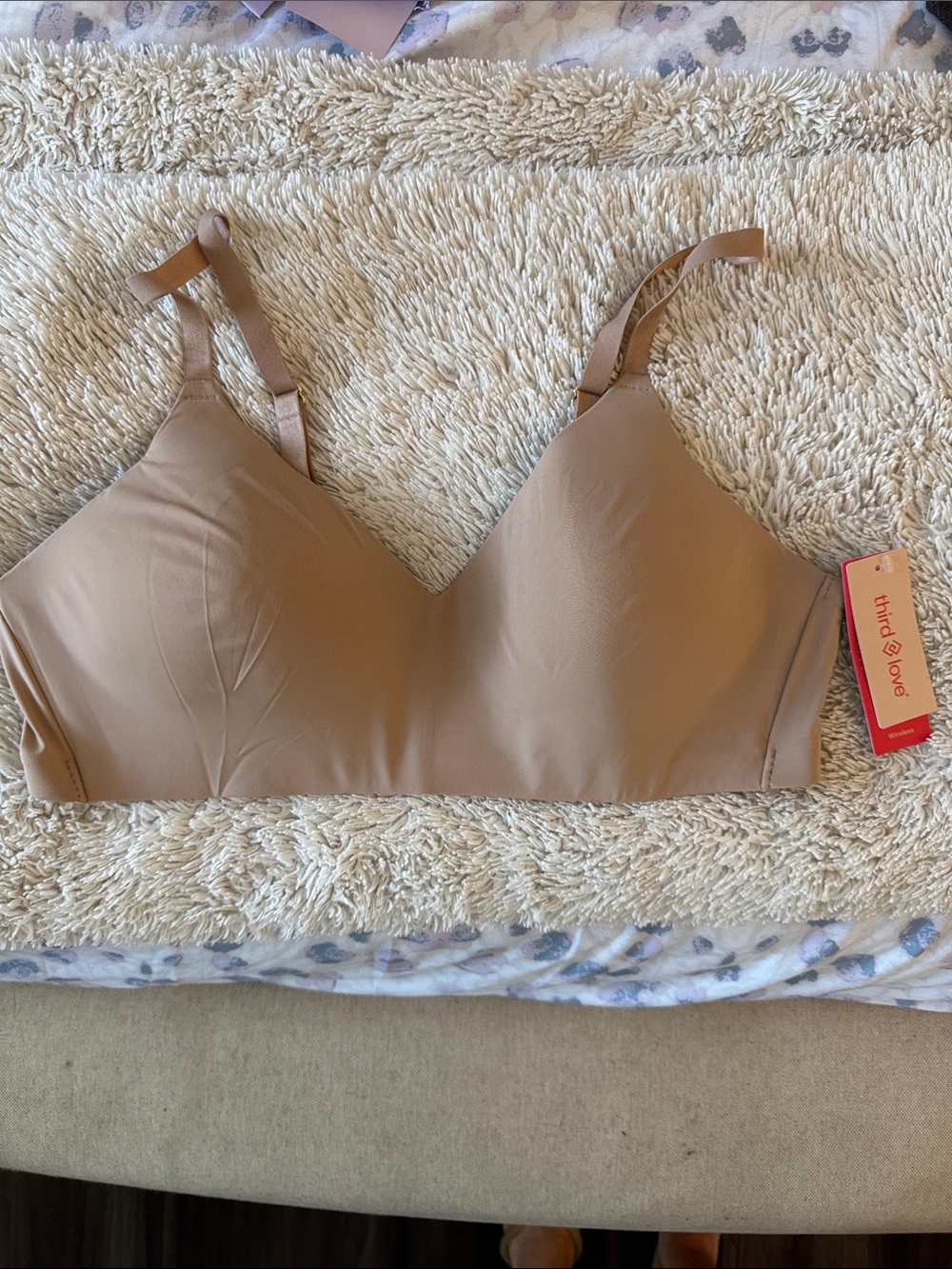 ThirdLove Beige Wireless Smooth Everyday Bra
